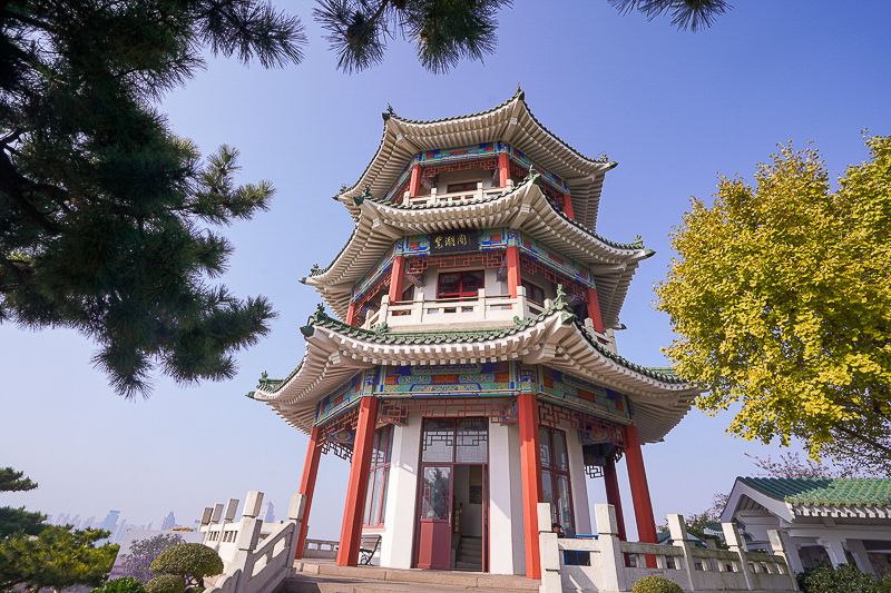 山东青岛滨海风光实拍